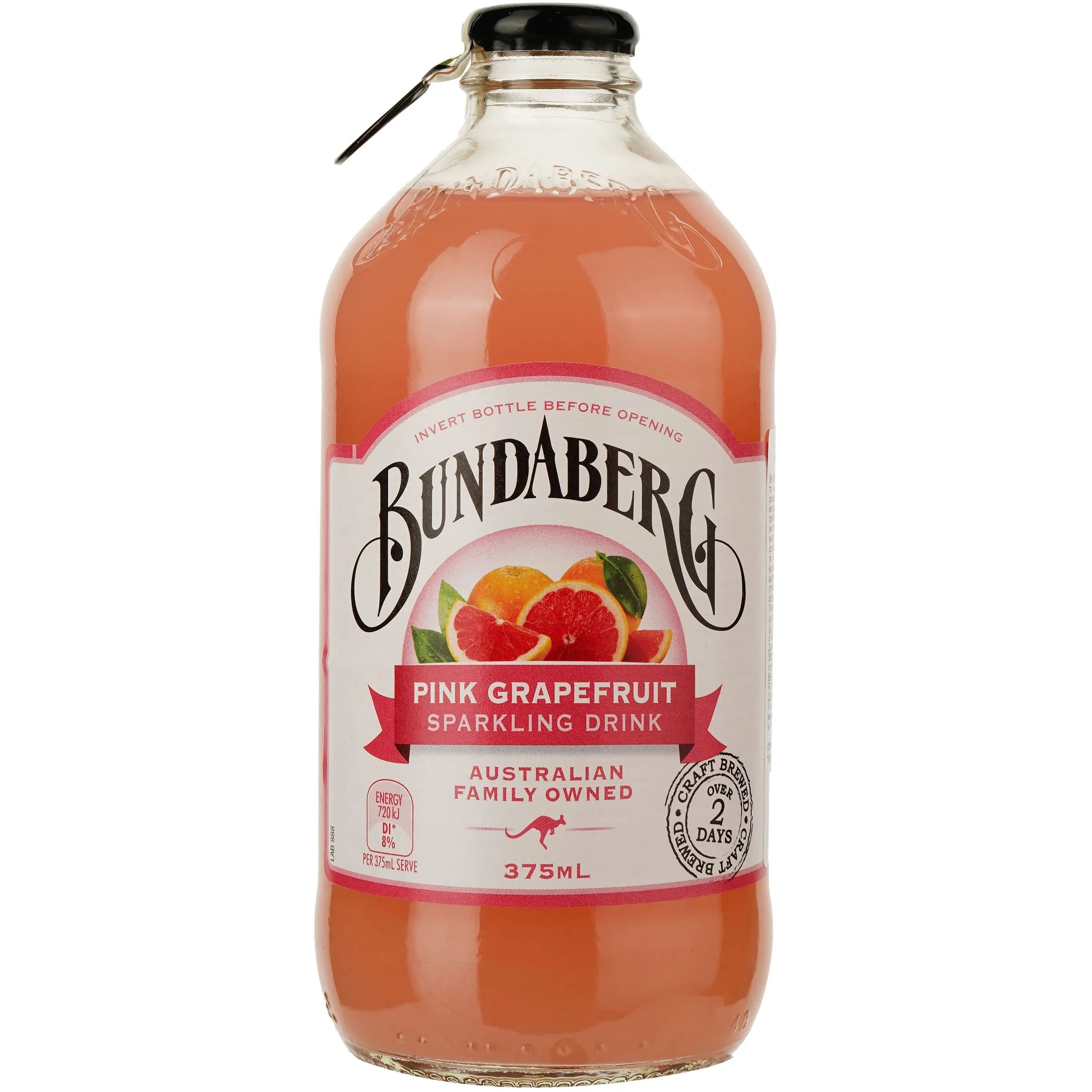 Напій Bundaberg Pink Grapefruit безалкогольний 0.375 л (833460) - фото 1