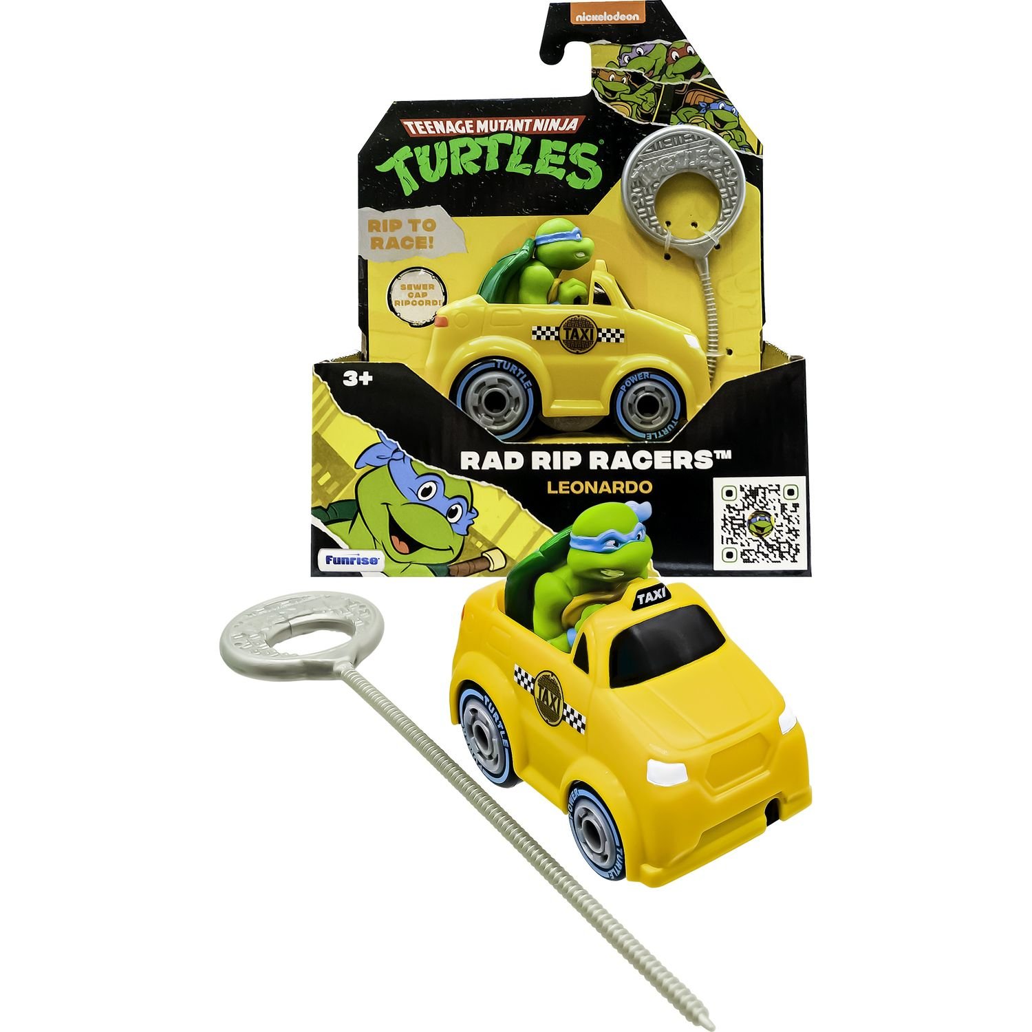 Машинка TMNT Funrise Черепашки-Ніндзя Гонщик, з лаунчером, Леонардо (71017) - фото 2