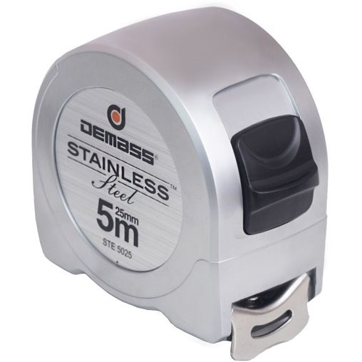 Рулетка вимірювальна Demass Stainless Steel 5 м (STE 5025) - фото 5