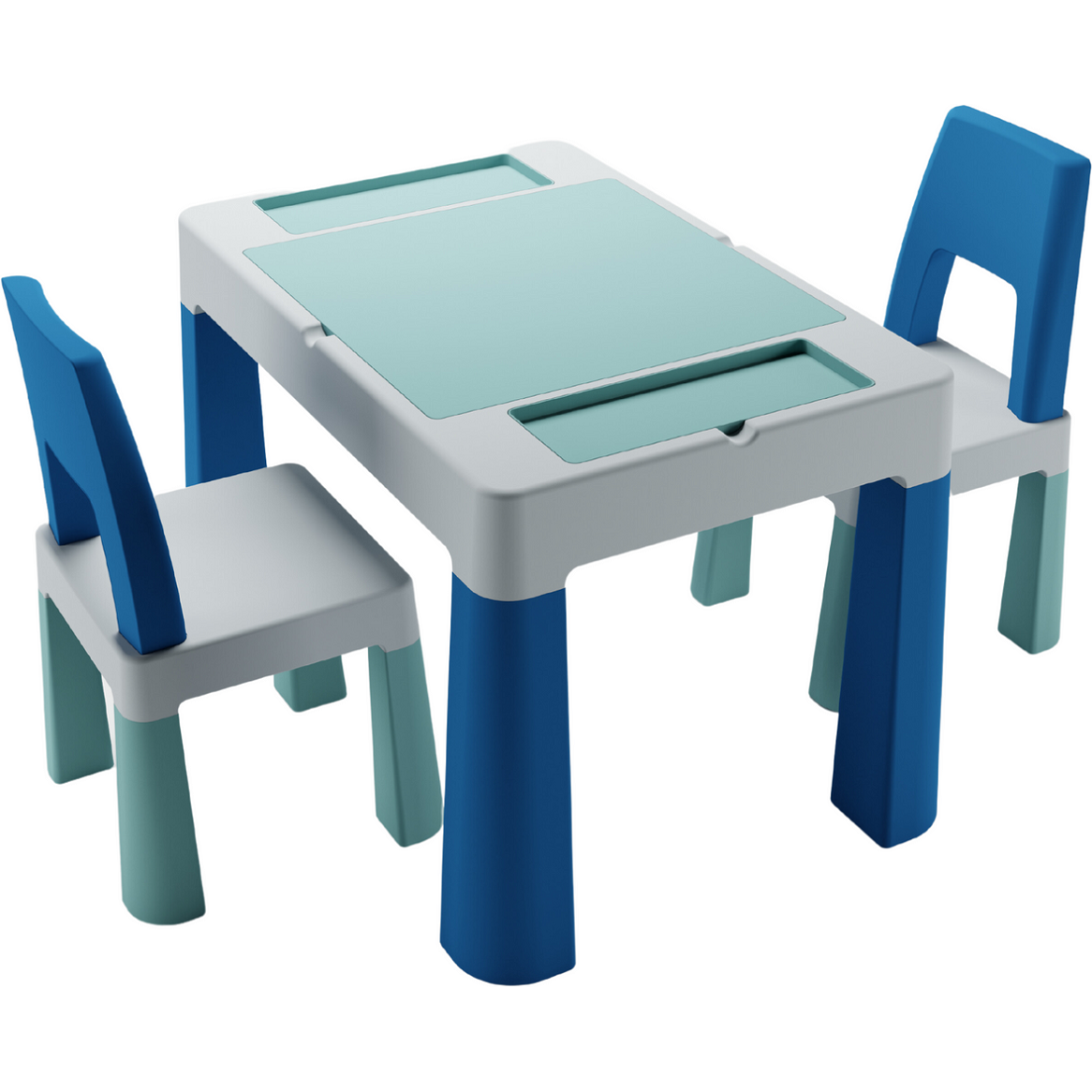 Дитячий столик та два стільці Tega Teggi Мультифан, блакитний (TI-011-173) - фото 1
