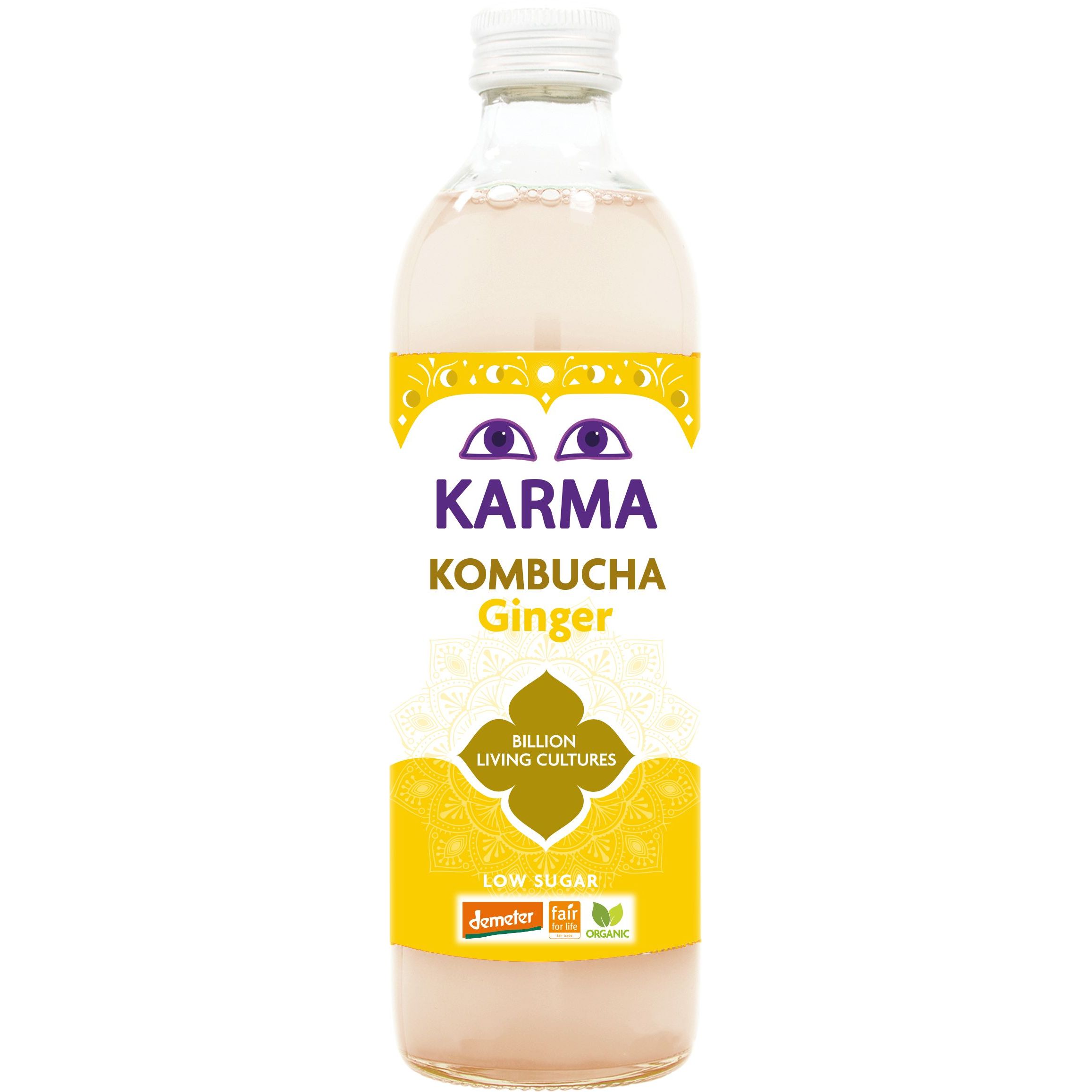 Напій Karma Kombucha Ginger органічний 0.5 л - фото 1