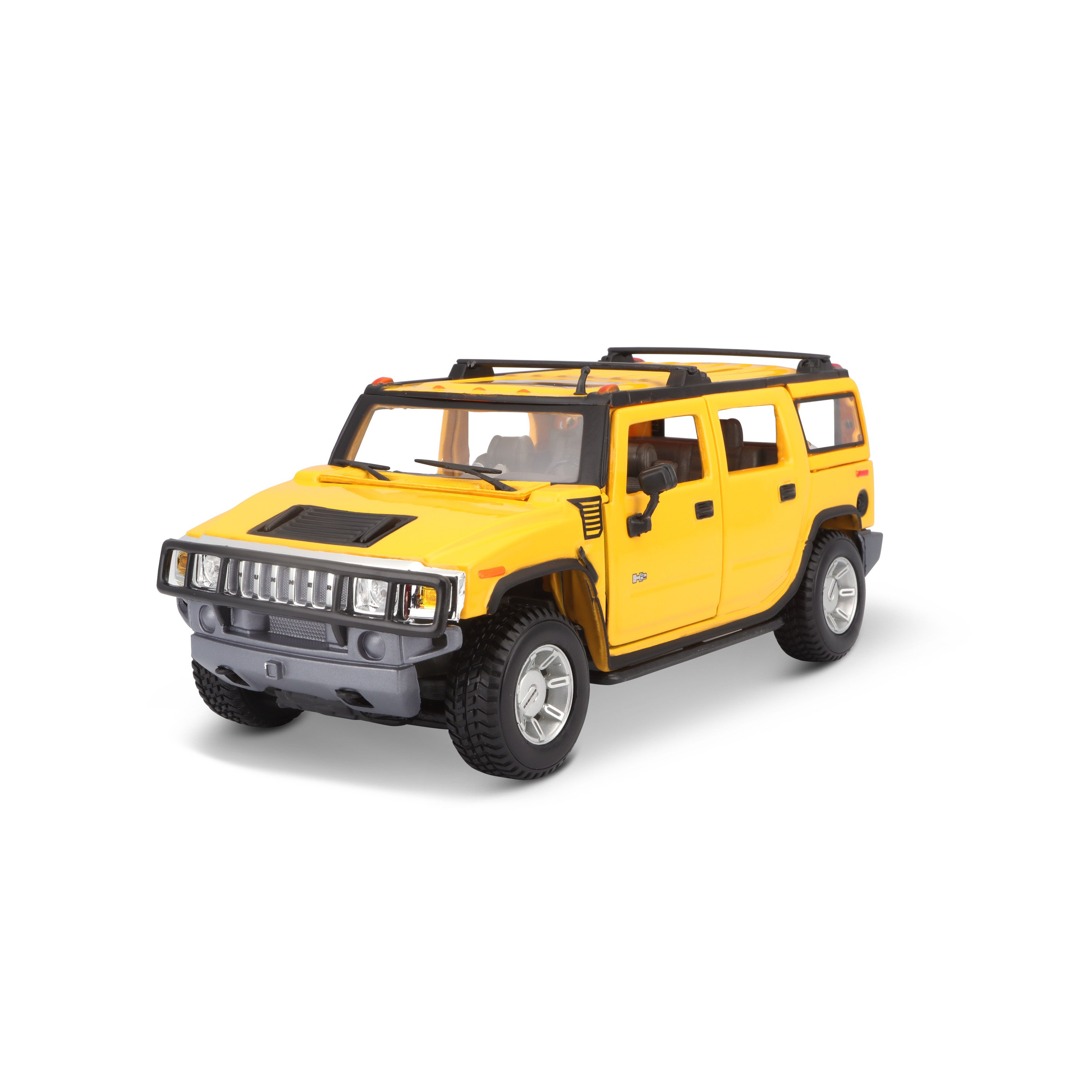 Игровая автомодель Maisto Hummer H2 SUV 2003, жёлтый, 1:27 (31231 yellow) - фото 2