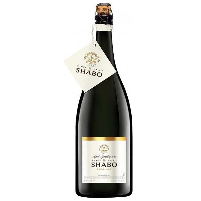 Вино игристое Shabo, белое, брют, 10,5-13,5%, 3 л - фото 1