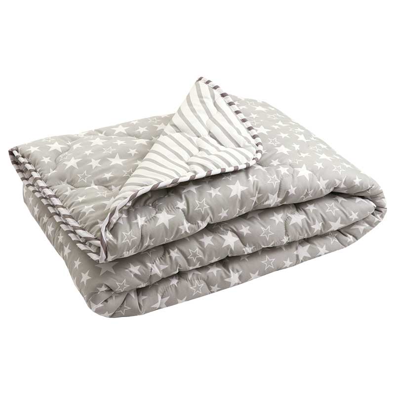 Одеяло силиконовое Руно, евростандарт, 220х200 см, серый (322.52 Star) - фото 1