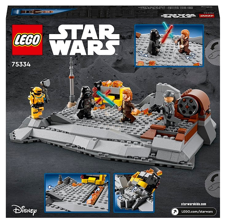 Конструктор LEGO Star Wars Оби-Ван Кеноби против Дарта Вейдера, 408 деталей (75334) - фото 2