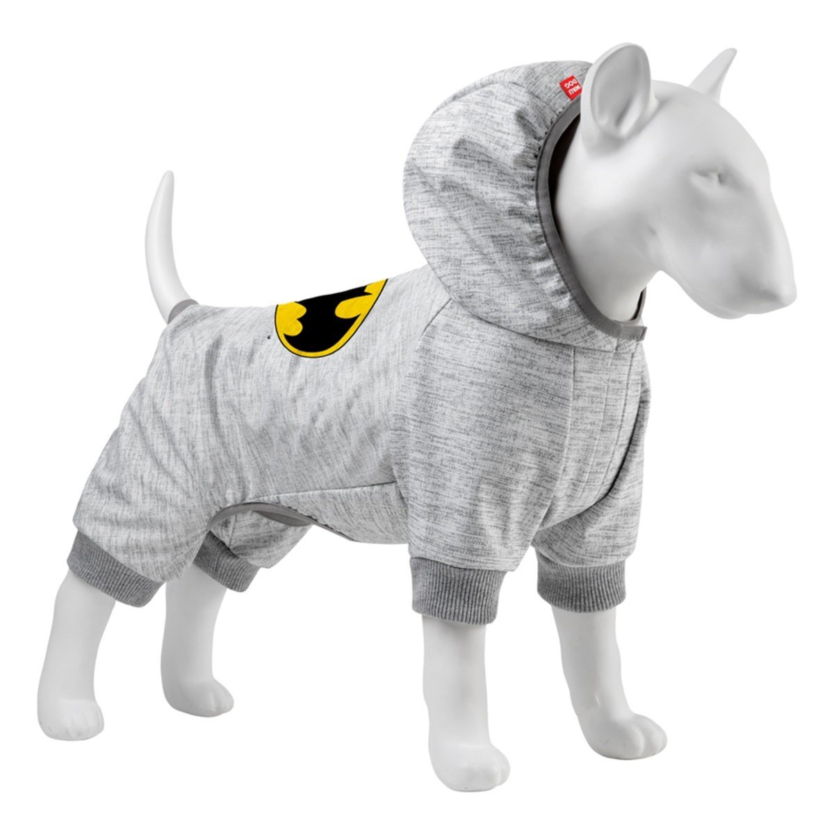 Комбінезон для собак Waudog Clothes, Бетмен лого, софтшелл, S30 - фото 1