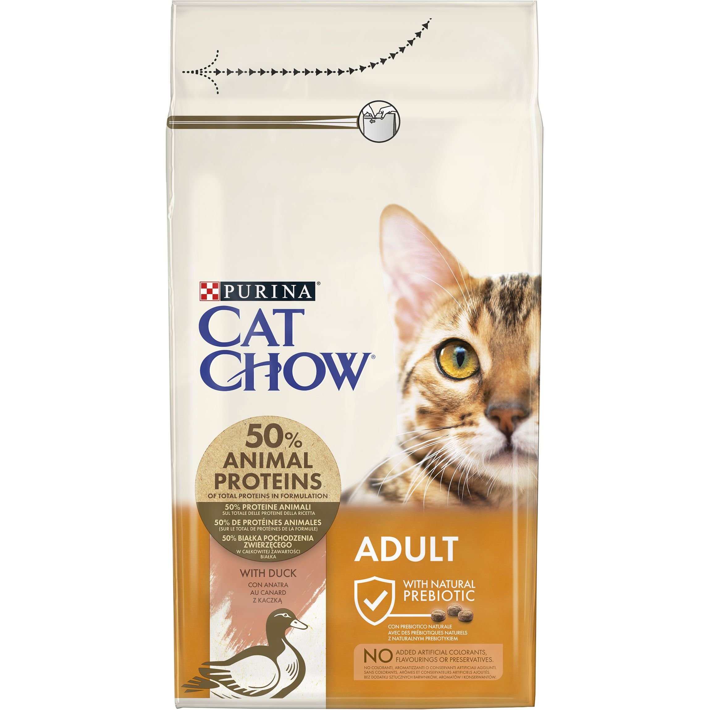Сухой корм для кошек Cat Chow Adult с уткой 1.5 кг - фото 2
