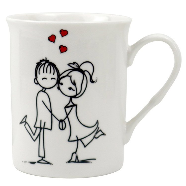 Photos - Mug / Cup Чашка Limited Edition True Love A, 380 мл, білий з чорним (12989-131113LYA