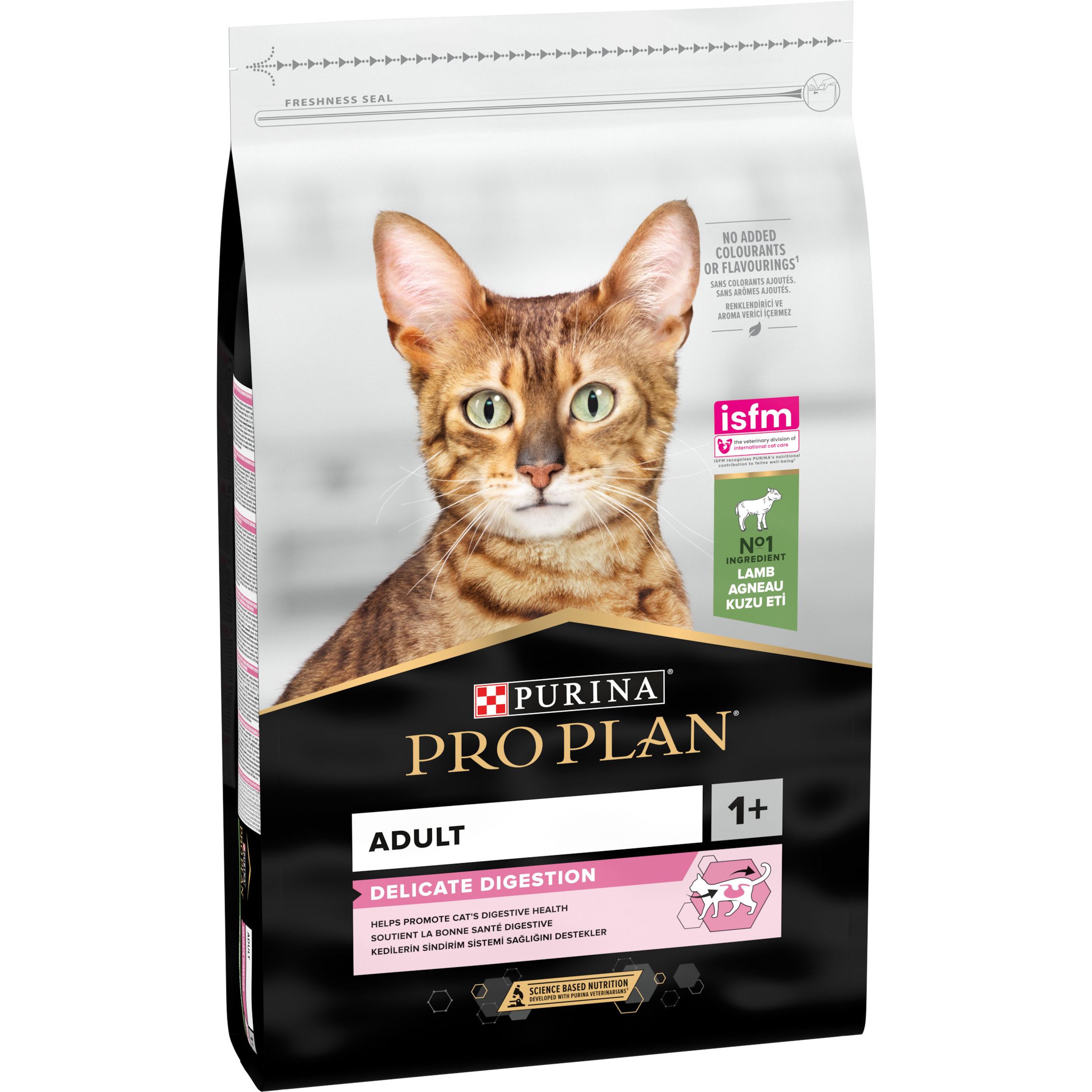 Сухой корм для кошек с чувствительным пищеварением Purina Pro Plan Delicate, с ягненком, 10 кг (12434335) - фото 2