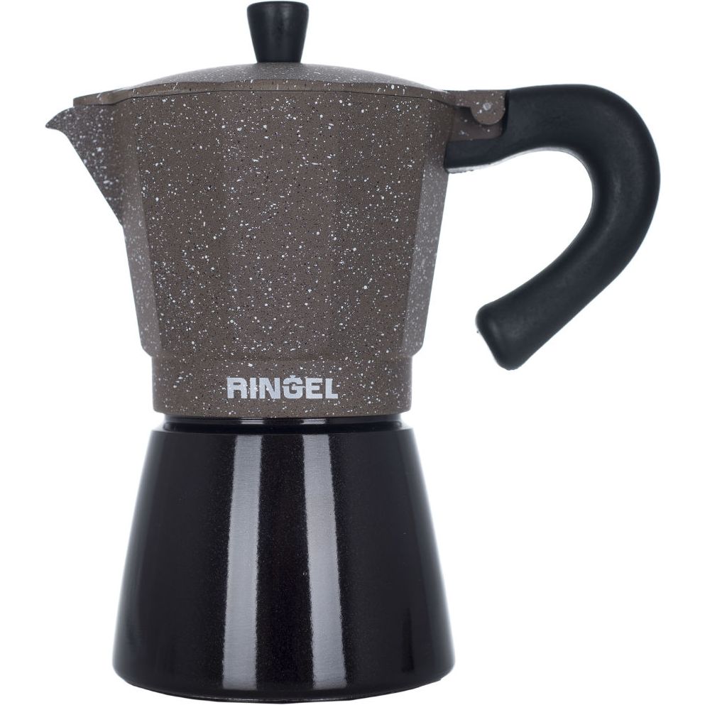 Гейзерна кавоварка Ringel Supremo 300 мл чорна (RG-12103-6) - фото 1