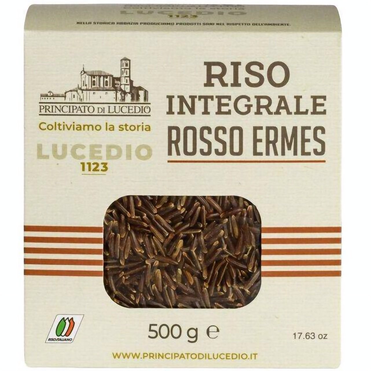 Рис красный Principato di Lucedio Эрмес 500 г - фото 1