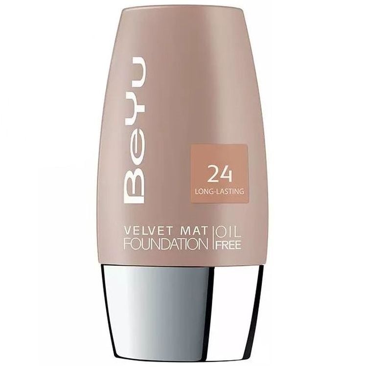 Тональний крем BeYu Velvet з матуючим ефектом відтінок 24 (Apricot Peach) 30 мл - фото 1