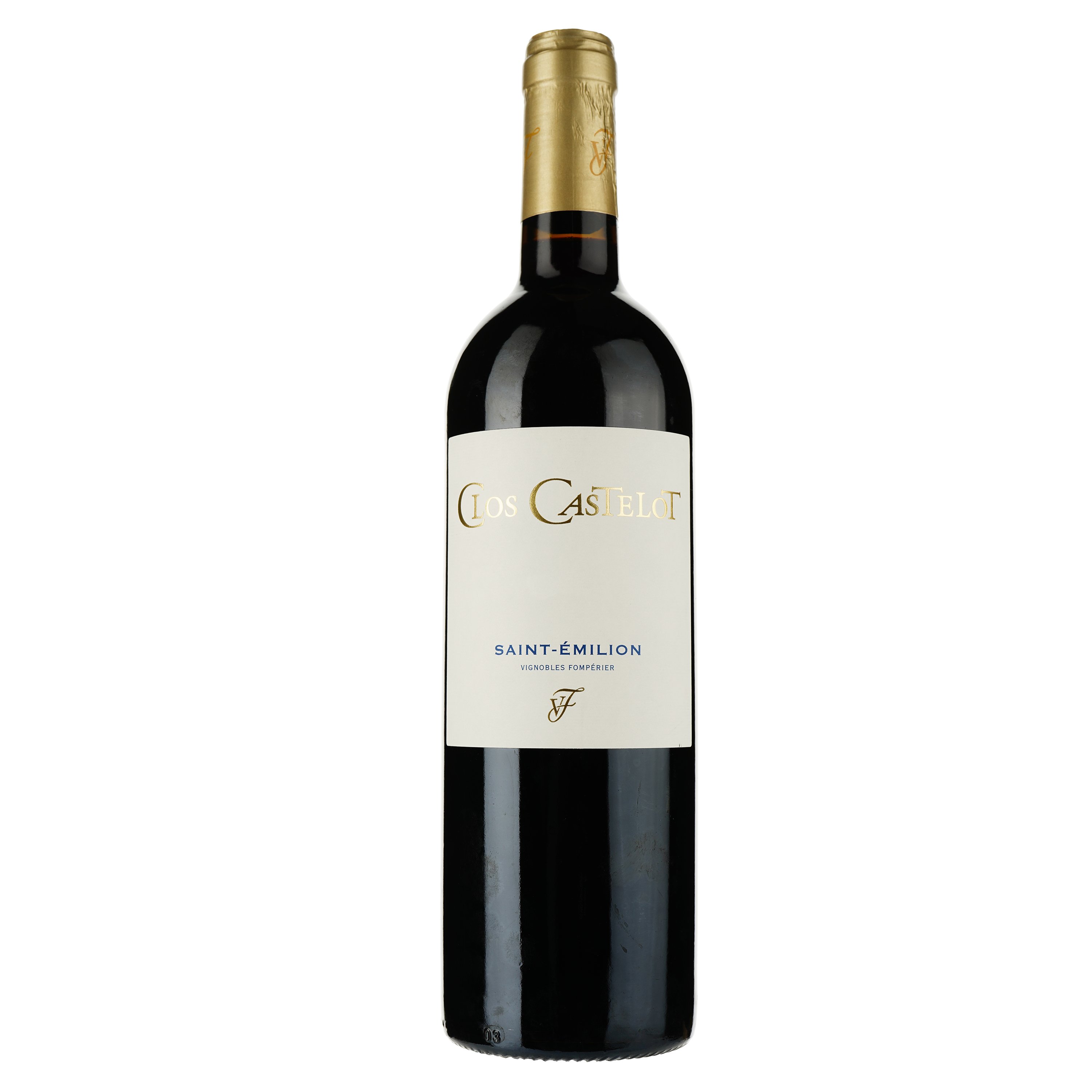 Вино Clos Castelot AOP Saint-Emilion 2019 красное сухое 0.75 л - фото 1