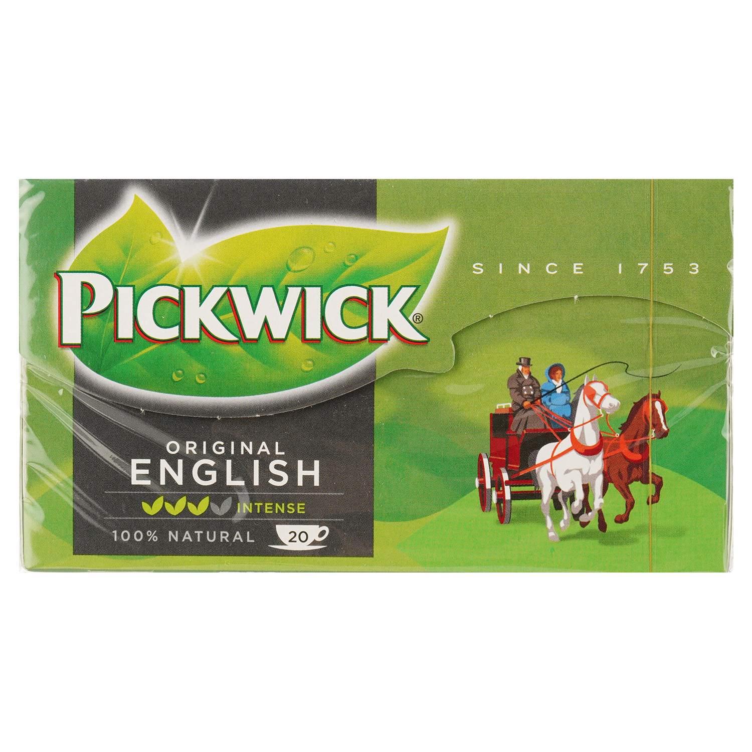 Чай черный Pickwick English, 40 г (20 шт. х 2 г) (895581) - фото 2