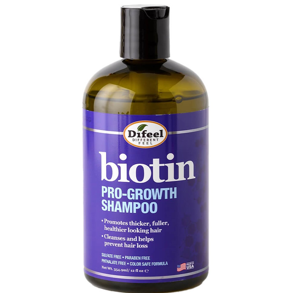 Шампунь для волос Difeel Biotin Pro-Growth Shampoo, 355 мл - фото 1