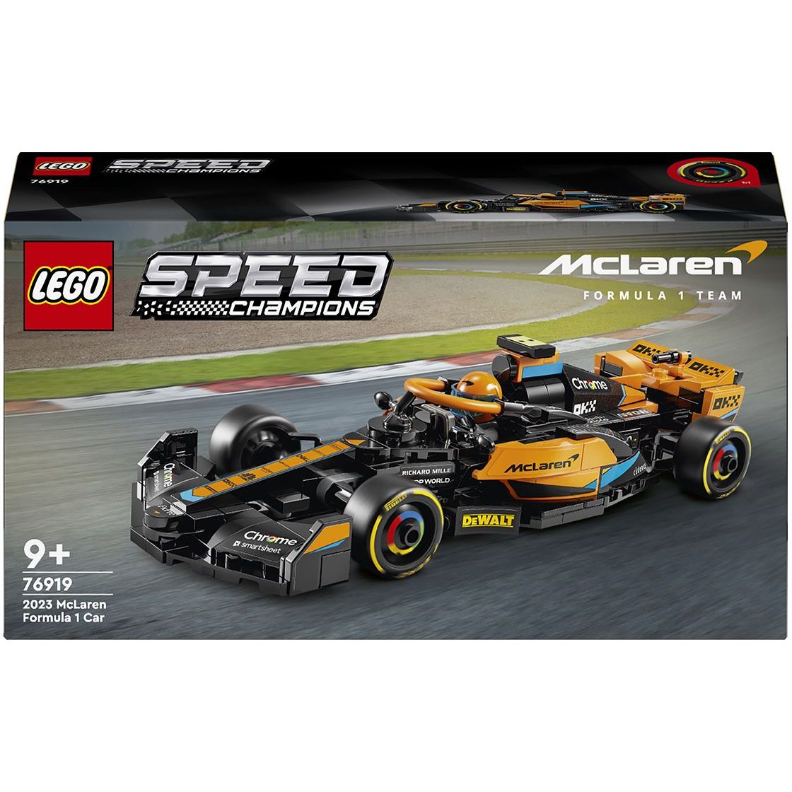 Конструктор LEGO Speed ​​Champions Автомобиль для гонки 2023 McLaren Formula 1, 245 деталей (76919) - фото 1