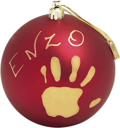 Рождественский шар Baby Art, 11 см, красный (34120153) - фото 1