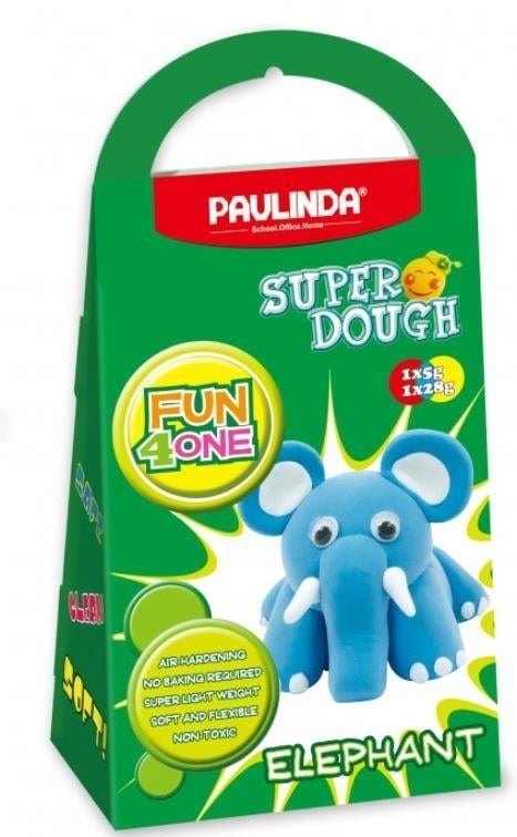 Маса для ліплення Paulinda Super Dough Fun4one Слоник (PL-1543) - фото 1