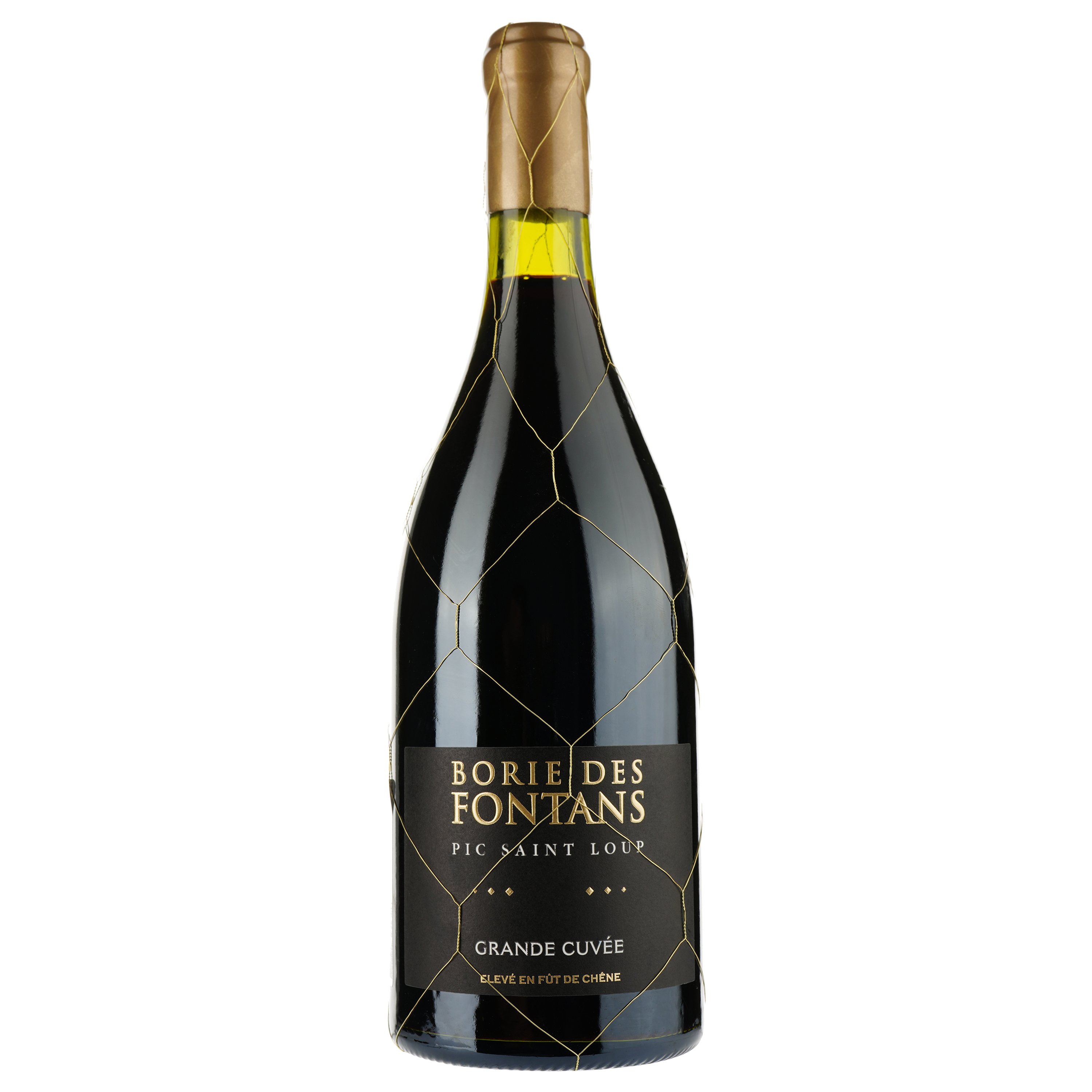 Вино Borie des Fontans Grande Cuvee Fil Or AOP Pic Saint Loup, красное, сухое, 0,75 л - фото 1