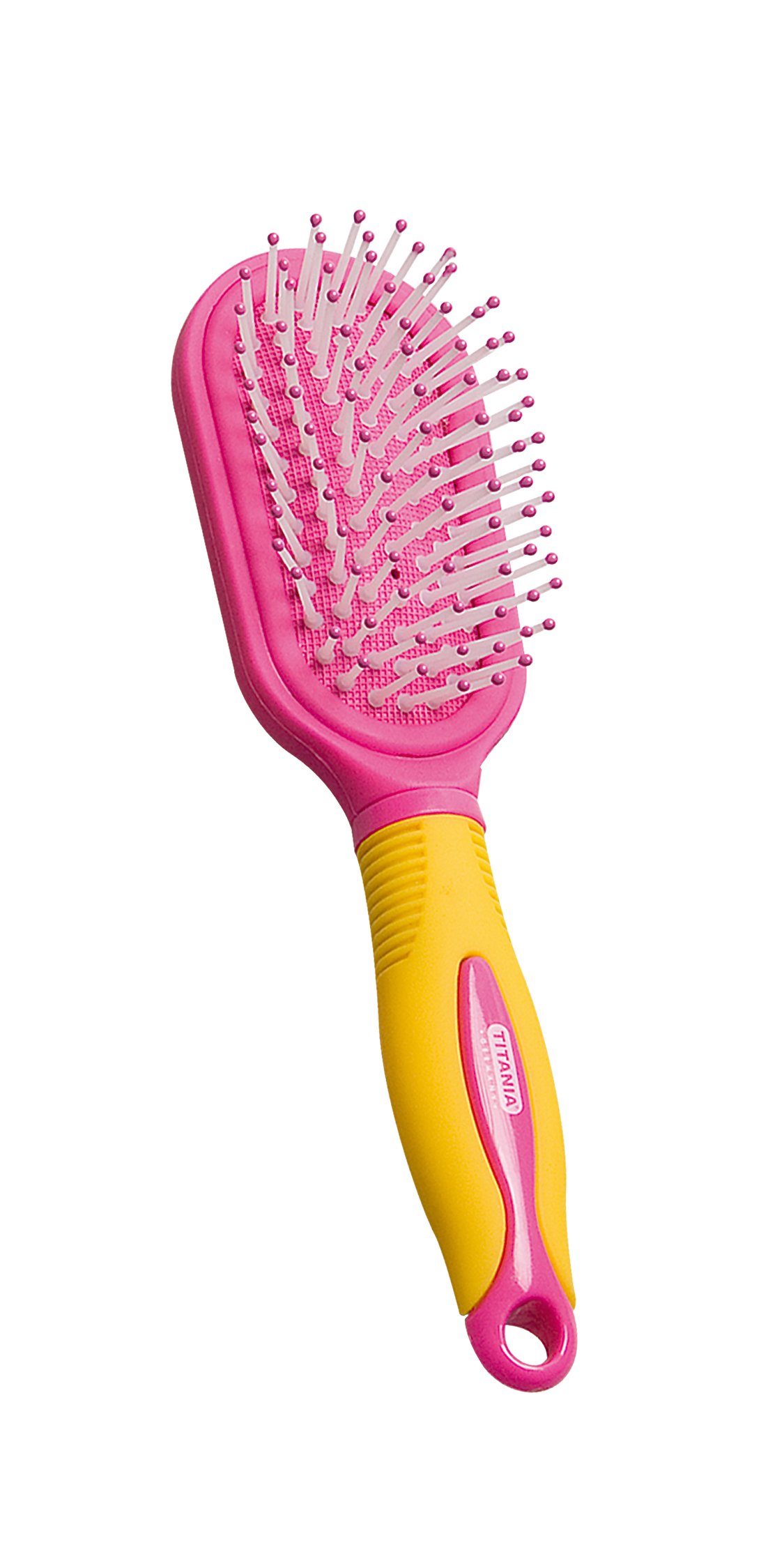 Массажная щетка для волос Titania, 17,4 см, розовый (1308) - фото 1