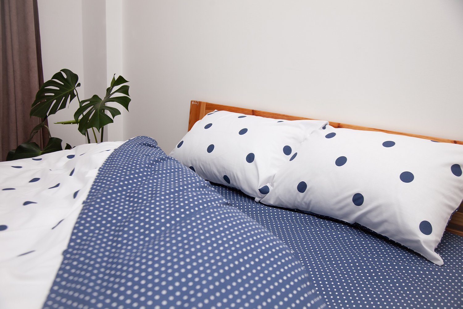 Комплект постельного белья ТЕП Happy Sleep Perfect Dots полуторный синий с белым (2-03794_27747) - фото 5