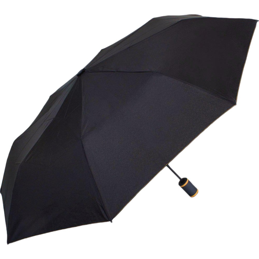 Жіноча складана парасолька напівавтомат Fare 94 см чорна - фото 1
