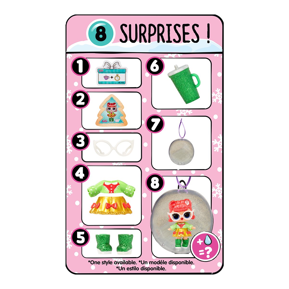 Ігровий набір з лялькою L.O.L. Surprise Holiday Surprise Красуня (593041) - фото 6