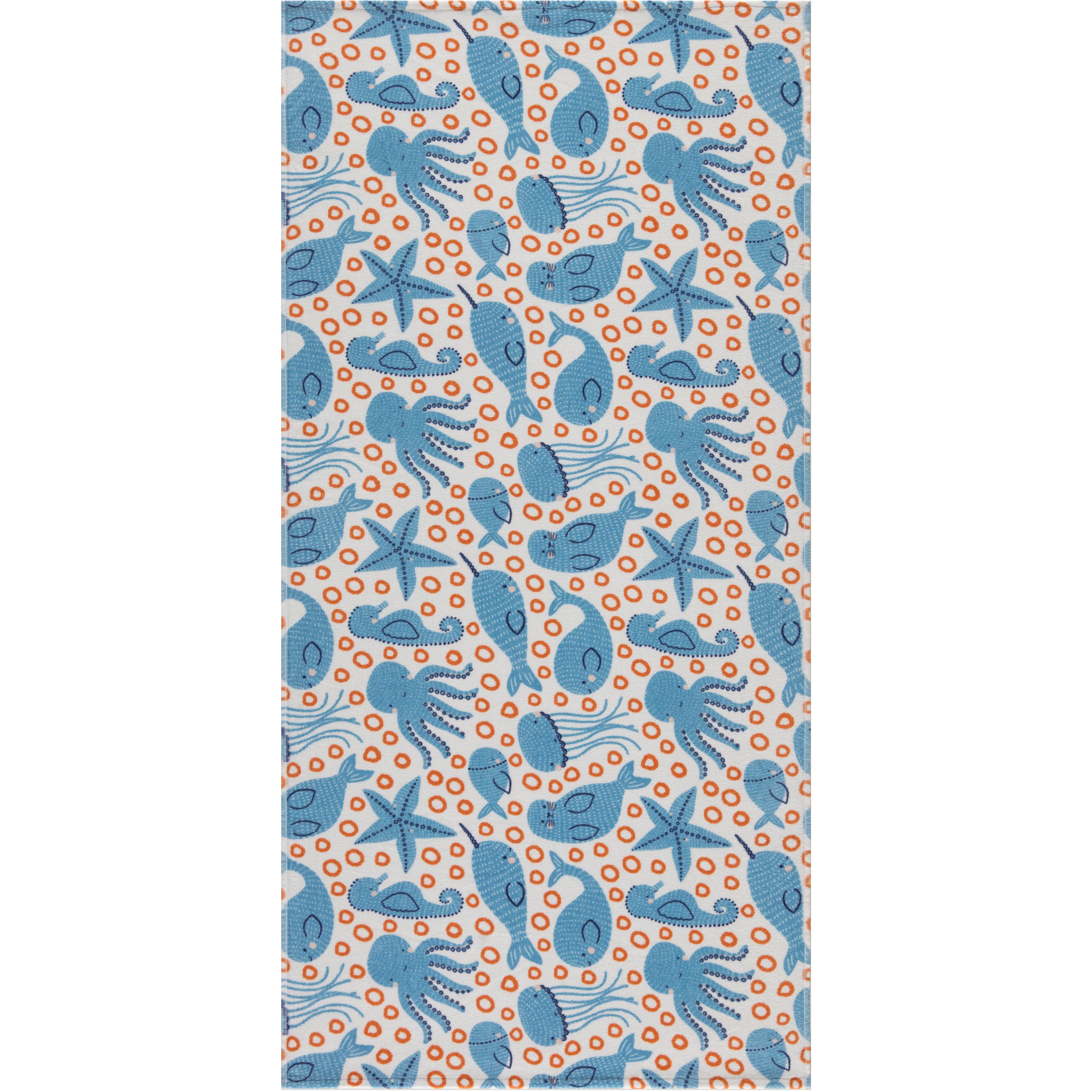 Рушник пляжний Maisonette Octopus 150x75 см 340 г/м² (41013) - фото 1