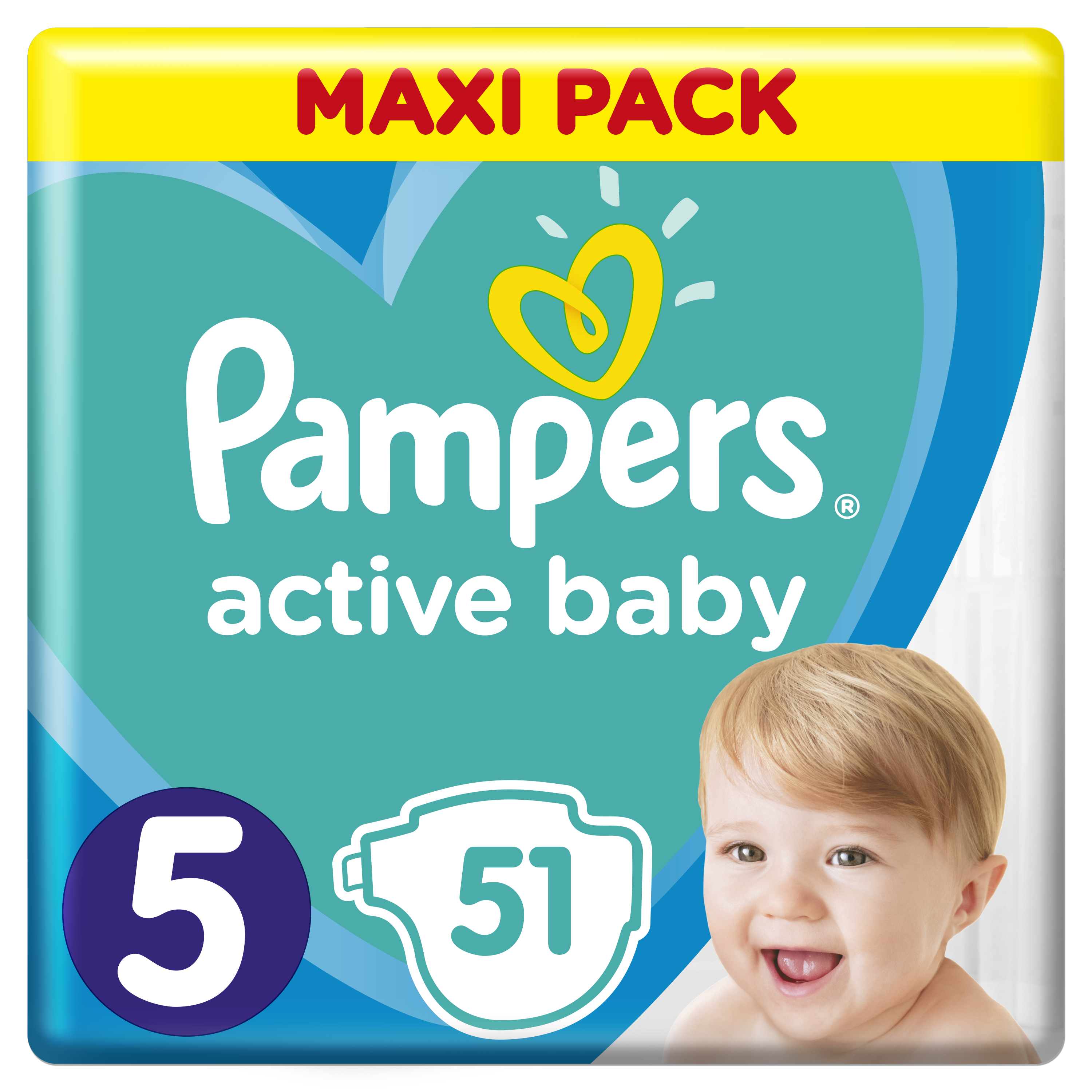 Підгузки Pampers Active Baby 5 (11-16 кг), 51 шт. - фото 1