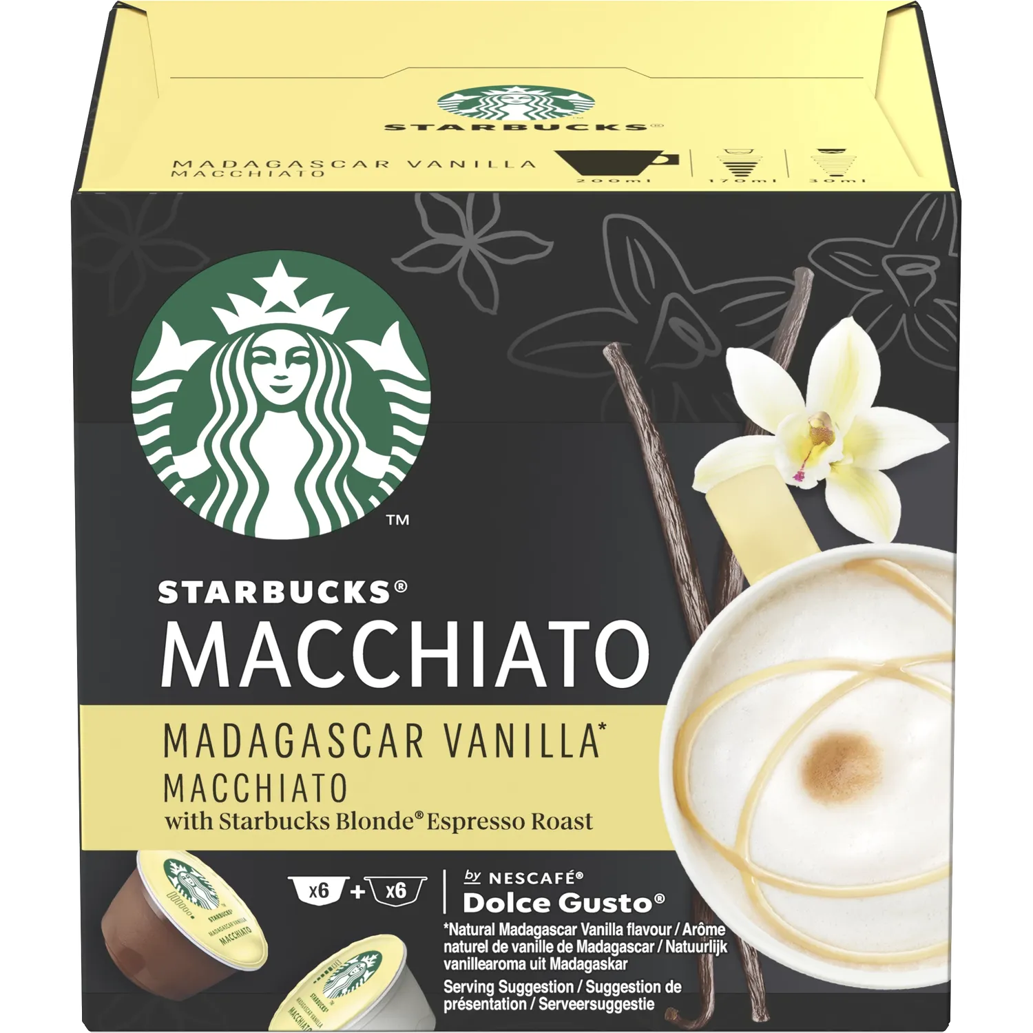 Кава в капсулах Starbucks DG Vanilla Macchiato 12 шт. (950236) - фото 1