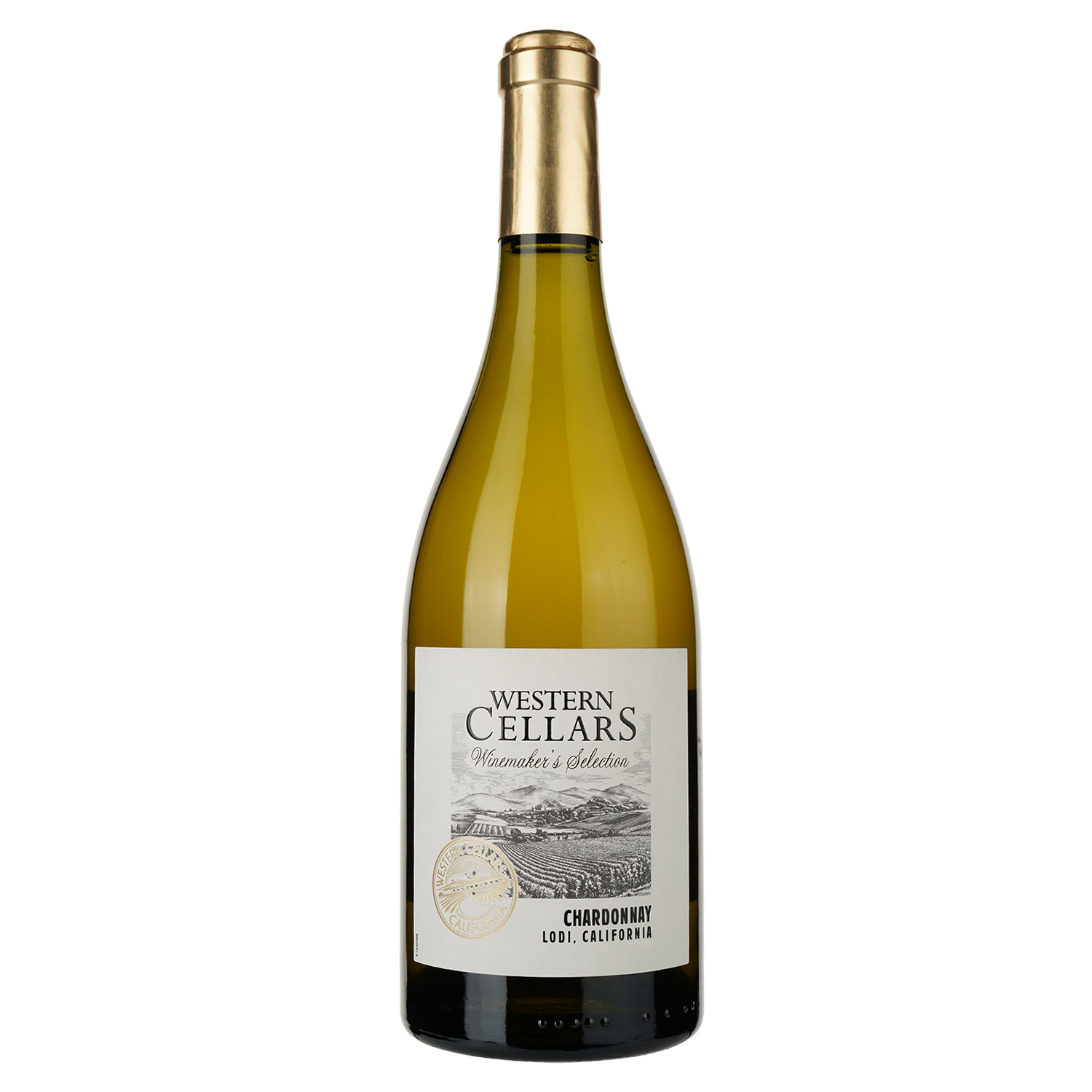 Вино Western Cellars Winemaker's Select Chardonnay, біле, сухе, 13%, 0,75 л (878452) - фото 1