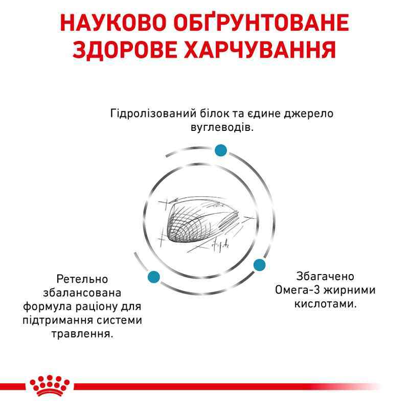 Сухой корм для котов Royal Canin Hypoallergenic при пищевой аллергии, 2,5 кг (39020251) - фото 5