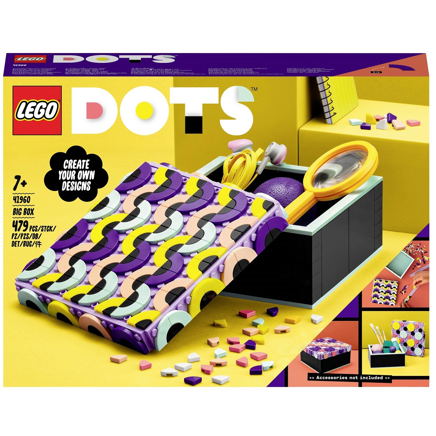 Конструктор LEGO DOTs Большая коробка, 479 деталей (41960) - фото 1