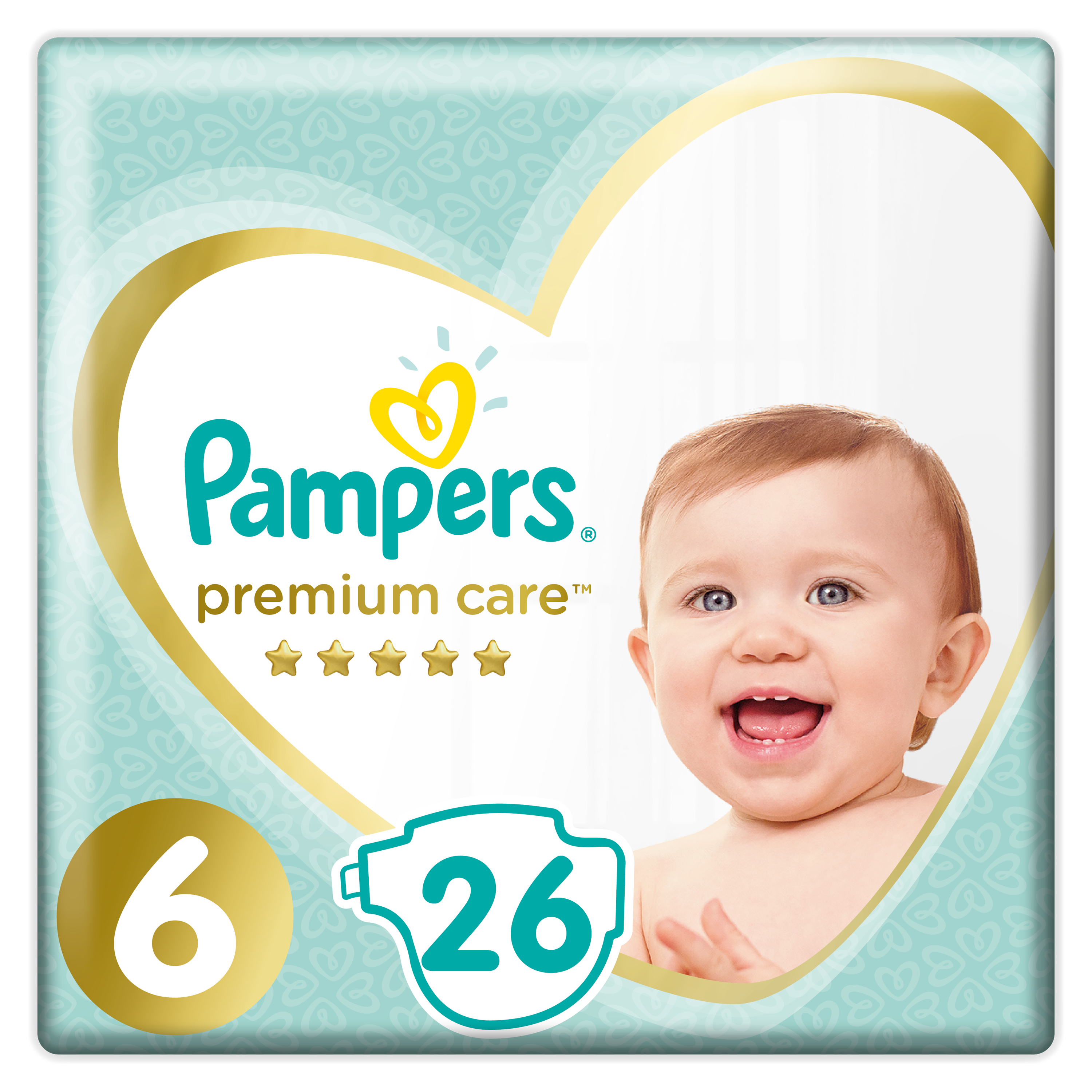 Подгузники Pampers Premium Care 6 (13+ кг), 26 шт. - фото 1