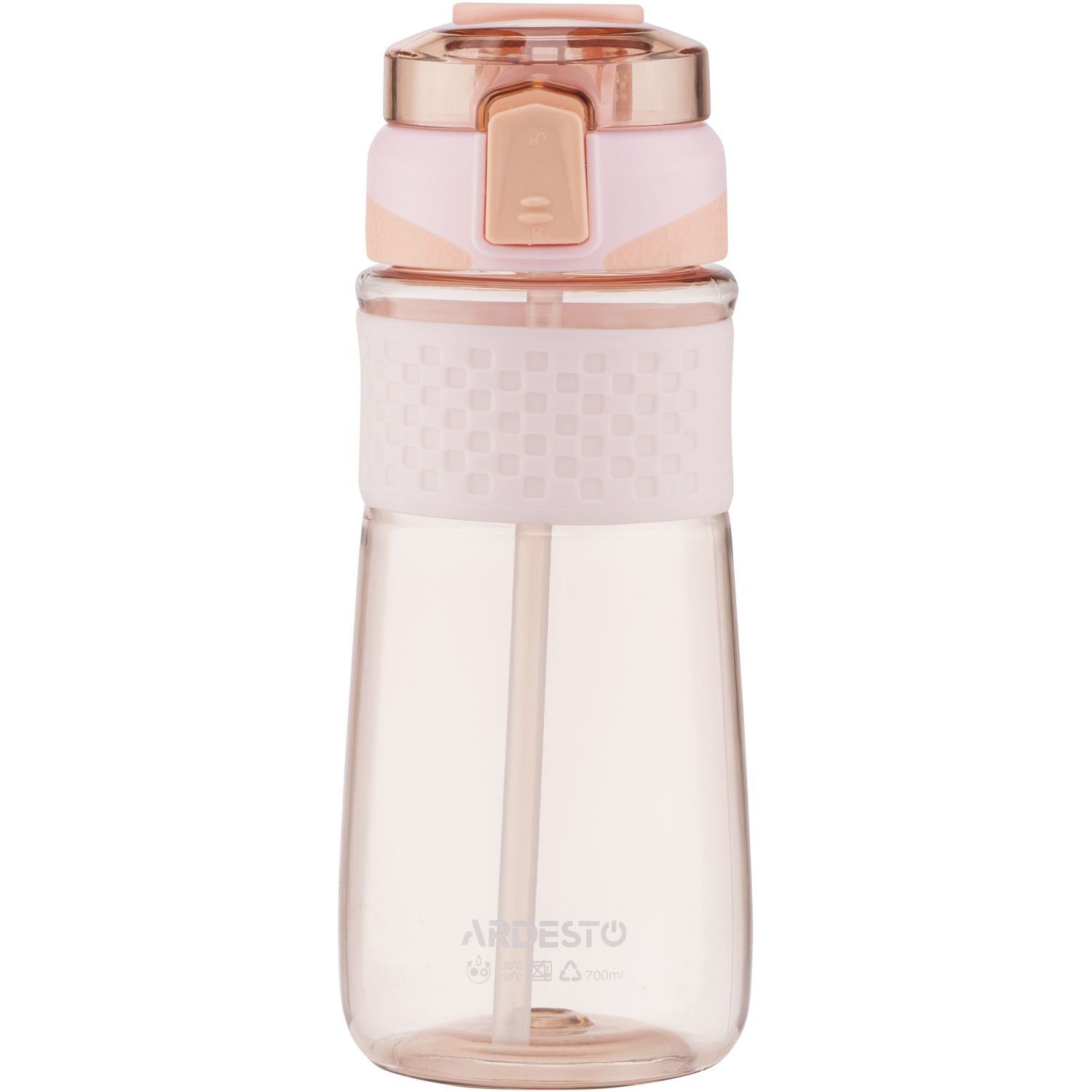 Пляшка для води Ardesto Energy 700 мл рожева (AR2270PP) - фото 1