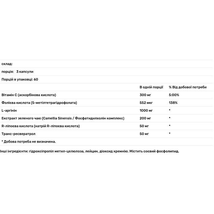 Поддержка сердечно-сосудистой системы Thorne Research Perfusia Plus 180 капсул - фото 3