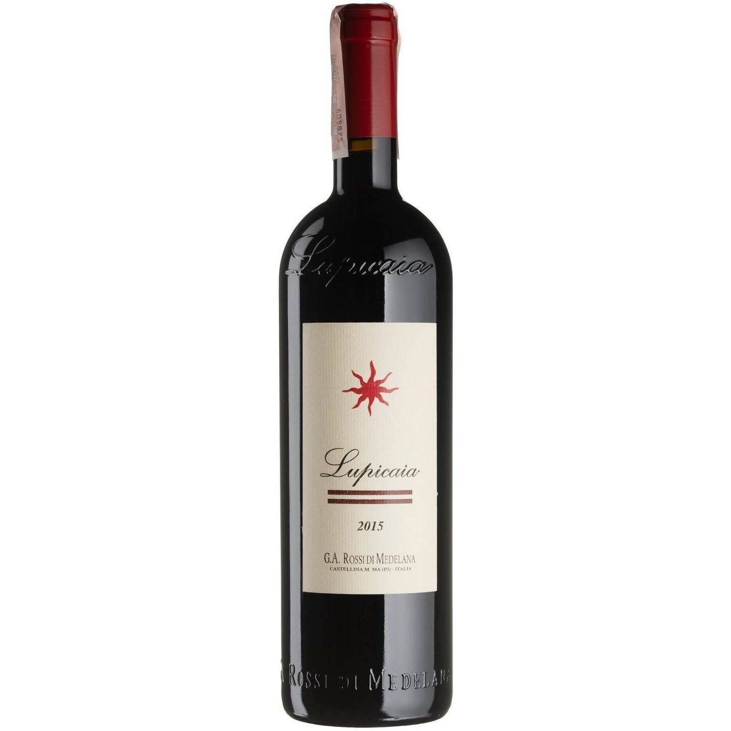 Вино Castello del Terriccio Lupicaia 2015, красное, сухое, 0,75 л - фото 1