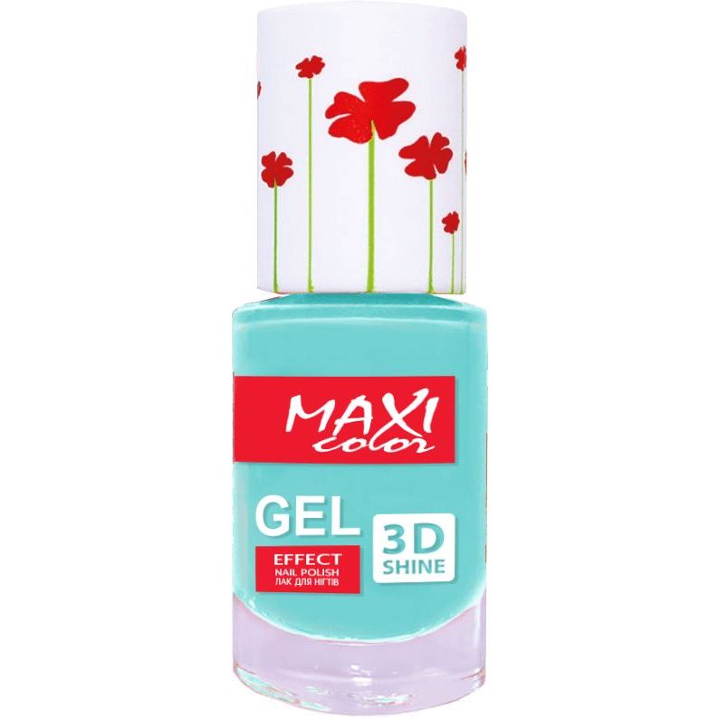 Лак для нігтів Maxi Color Gel Effect Hot Summer відтінок 10, 10 мл - фото 1