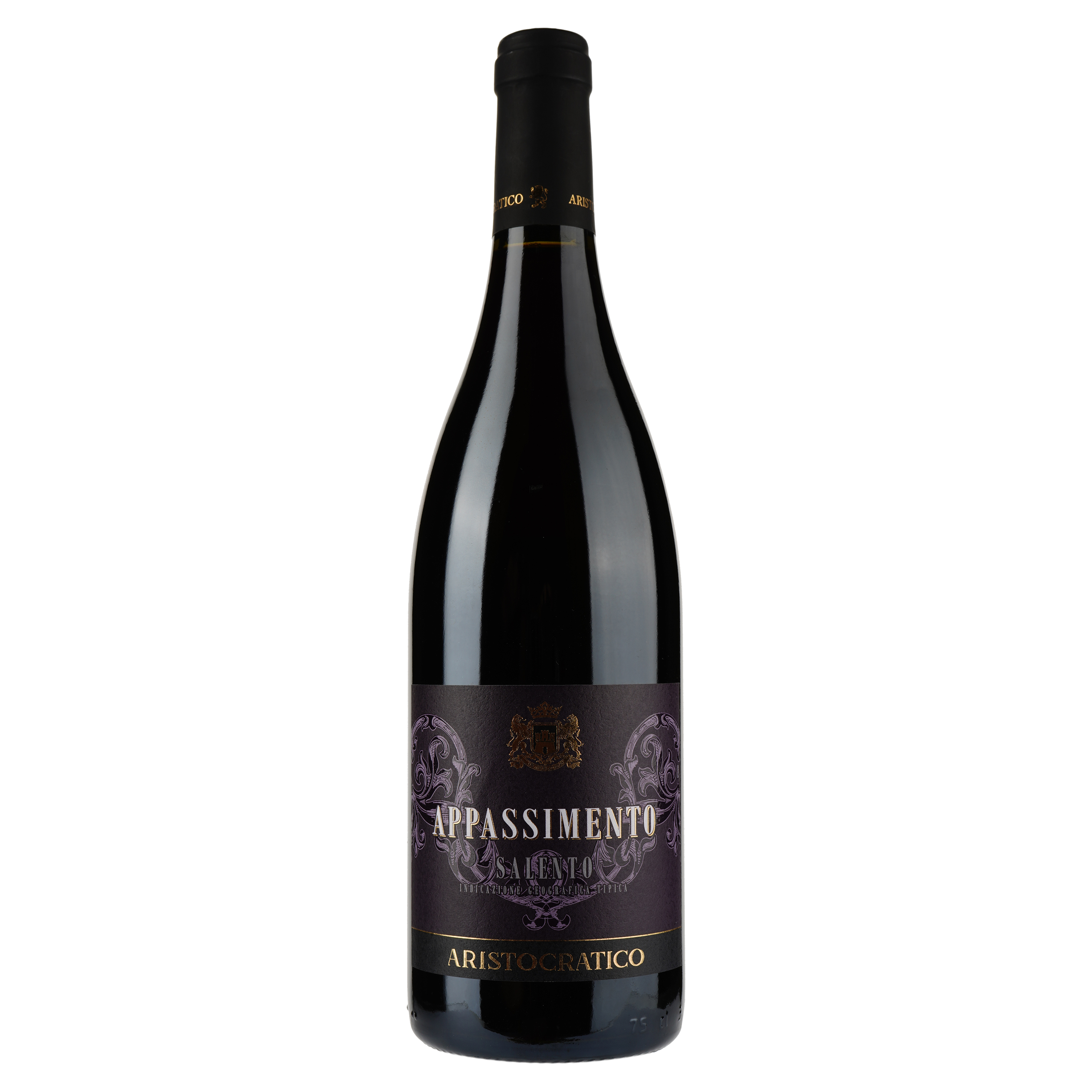 Вино Aristocratico Rosso Appassimento Salento IGT Puglia, червоне, сухе, 0,75 л - фото 1