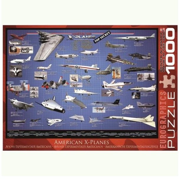 Фото - Пазли й мозаїки Eurographics Пазл  Американські літаки-розвідники, 1000 елементів (6000-024 