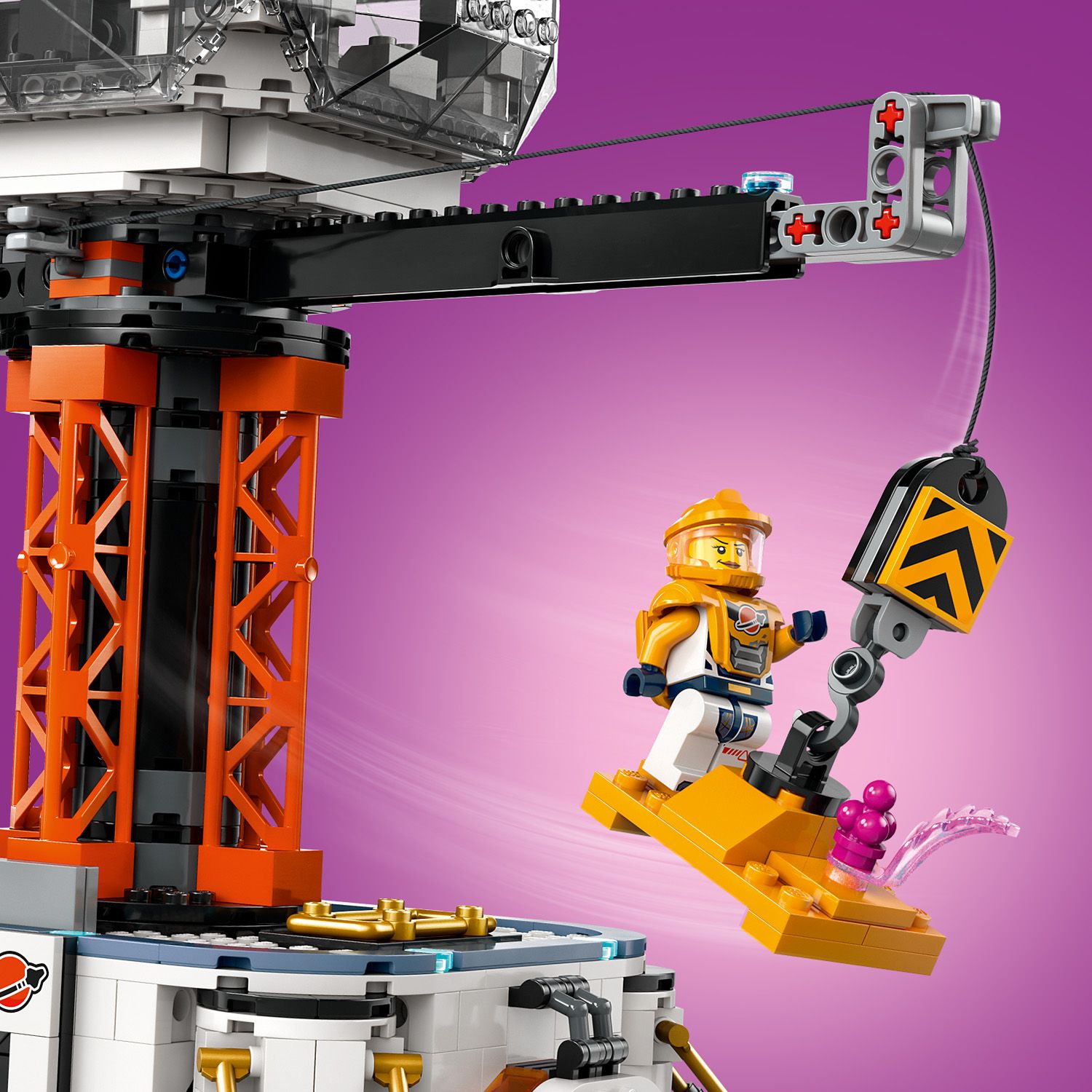 Конструктор LEGO City Космічна база й стартовий майданчик для ракети 1422 деталі (60434) - фото 8