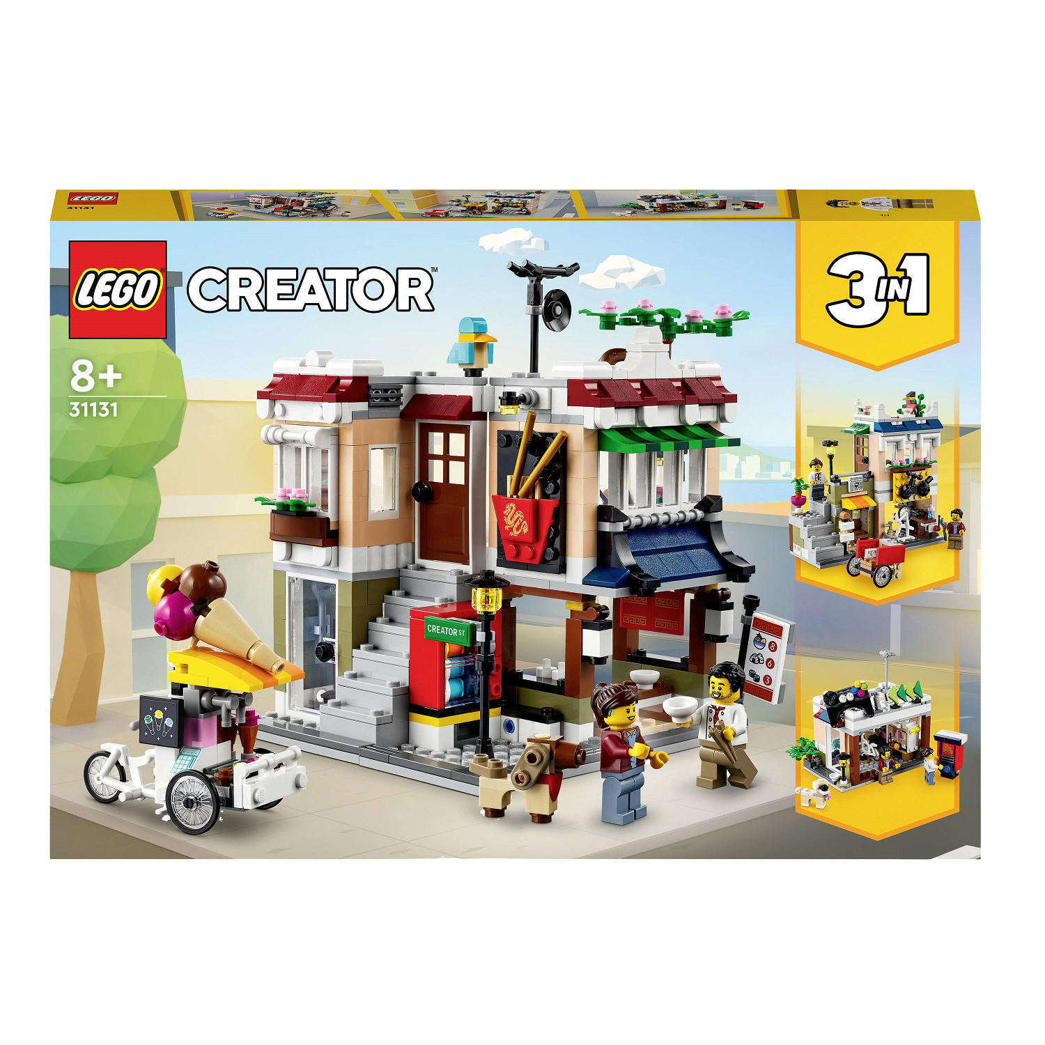 Конструктор LEGO Creator Магазин локшини в центрі міста, 569 деталь (31131) - фото 1