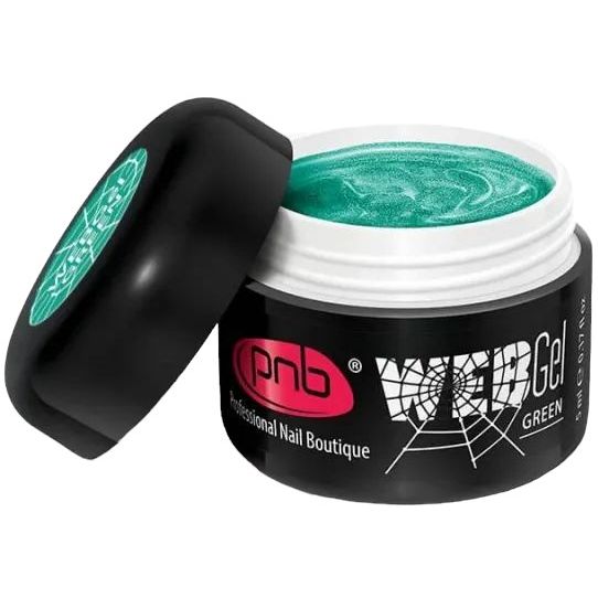 Гель павутинка PNB UV/LED Web Gel Green 5 мл - фото 1