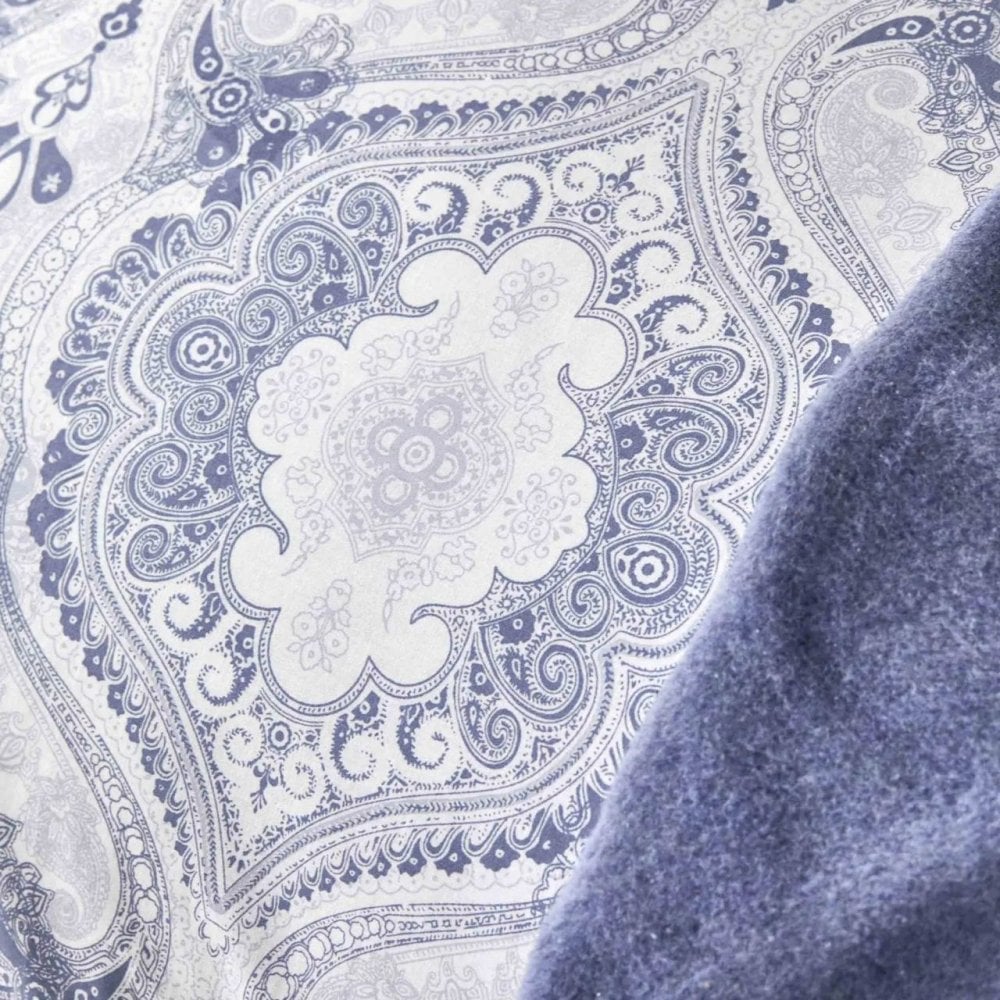 Комплект постельного белья Karaca Home Arlen indigo, с пледом, евростандарт, индиго (svt-2000022300506) - фото 3