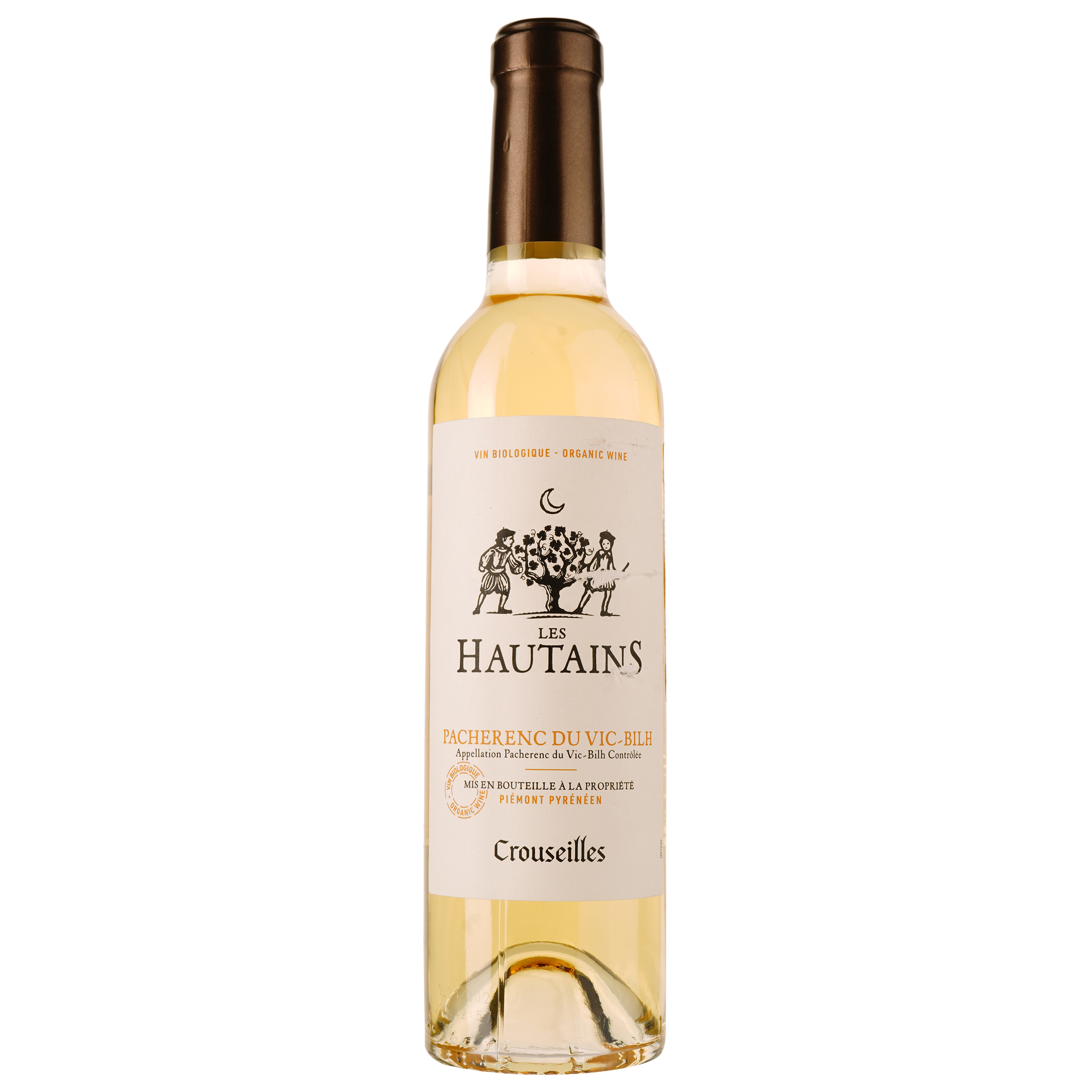 Вино Les Hautains Pacherenc du Vic-Bilh Blanc Organic, белое, полусладкое, 0,375 л - фото 1