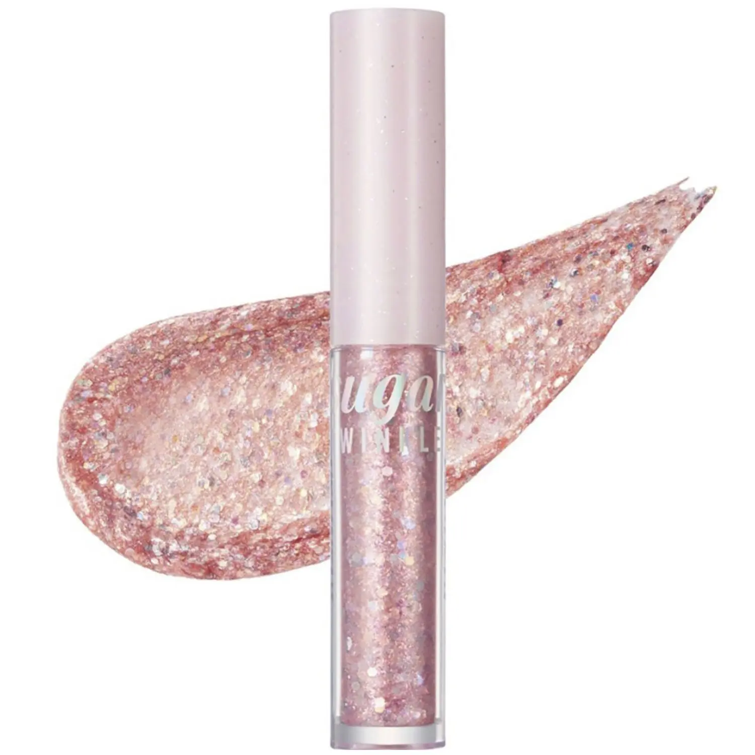 Жидкие тени-глиттер для век Peripera Sugar Twinkle Liquid Glitter тон 02 (Sodapop Flakes) 1.9 г - фото 2