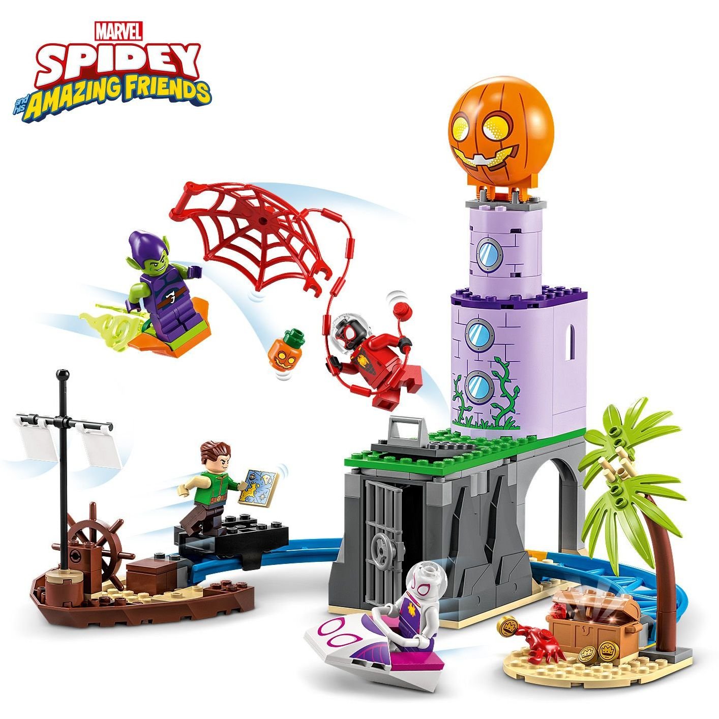 Конструктор LEGO Spidey Команда Павука на маяку Зеленого Гобліна, 149 деталей (10790) - фото 5