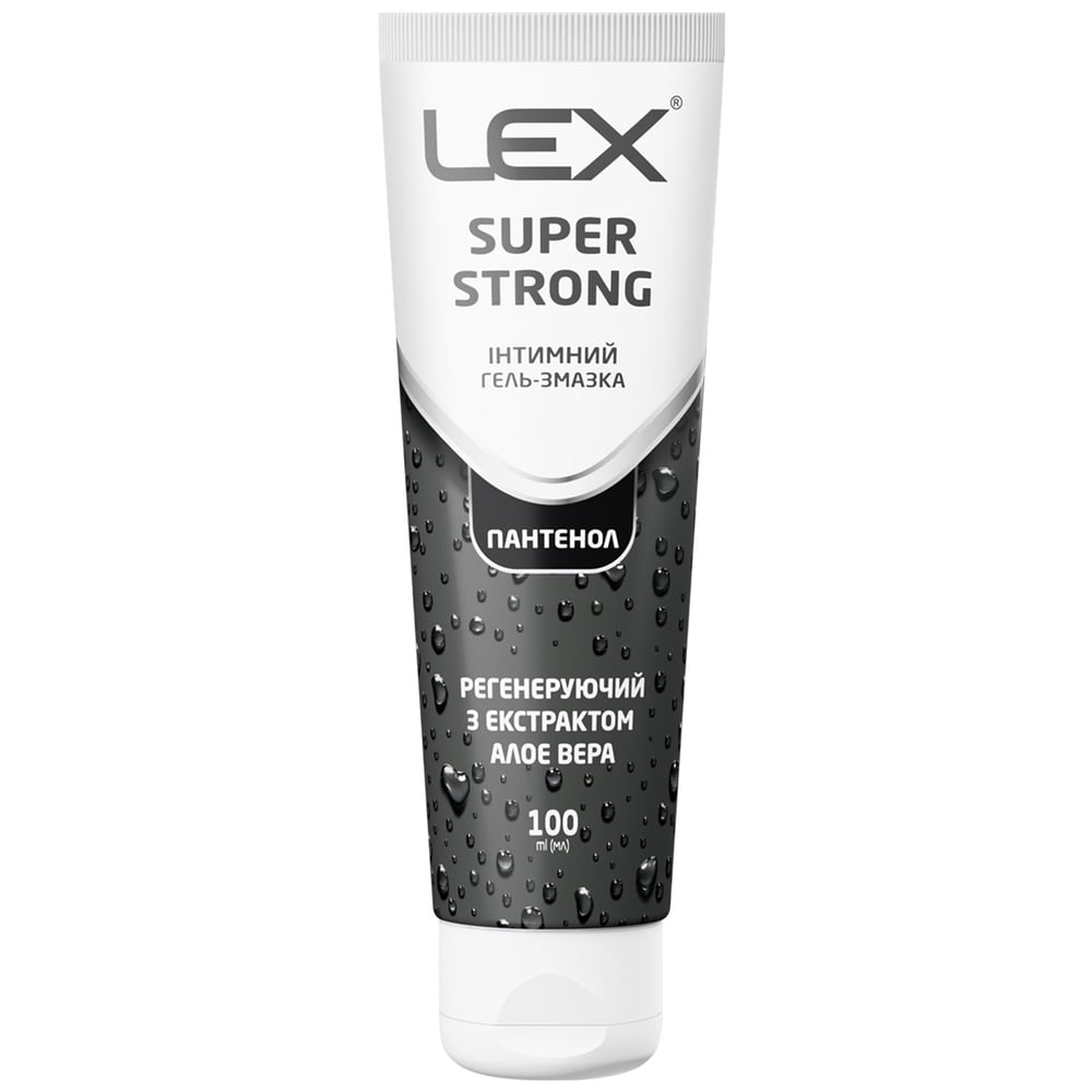 Интимный гель-смазка Lex Super Strong регенерирующий, с экстрактом Алоэ Вера, 100 мл (LEX Gel_Super Strong_100) - фото 1