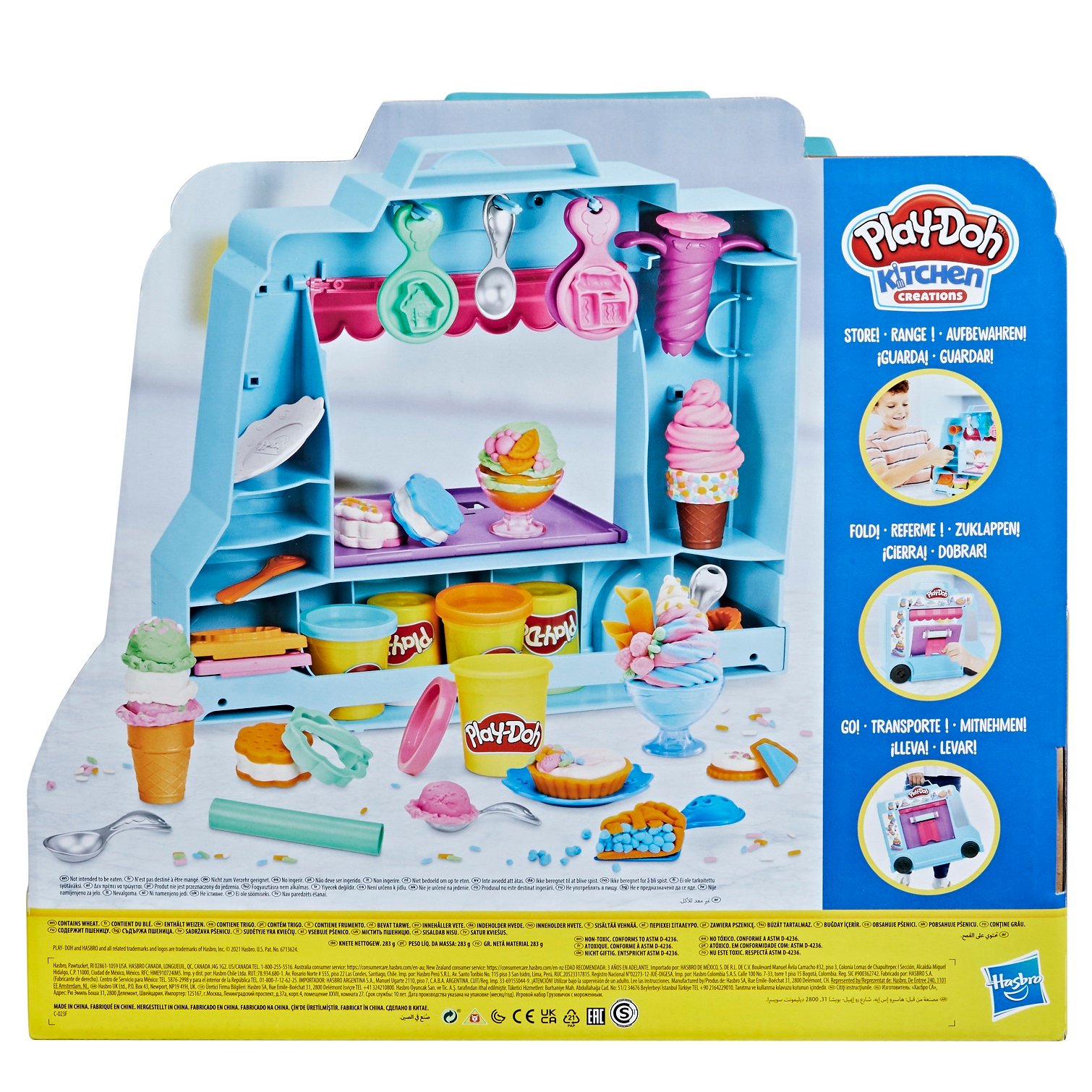 Игровой набор для лепки Hasbro Play-Doh Грузовичок с мороженым (F1390) - фото 9