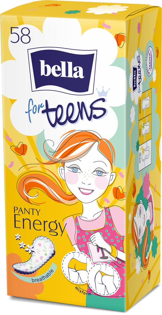 Ежедневные прокладки Bella for Teens Energy 58 шт. - фото 3